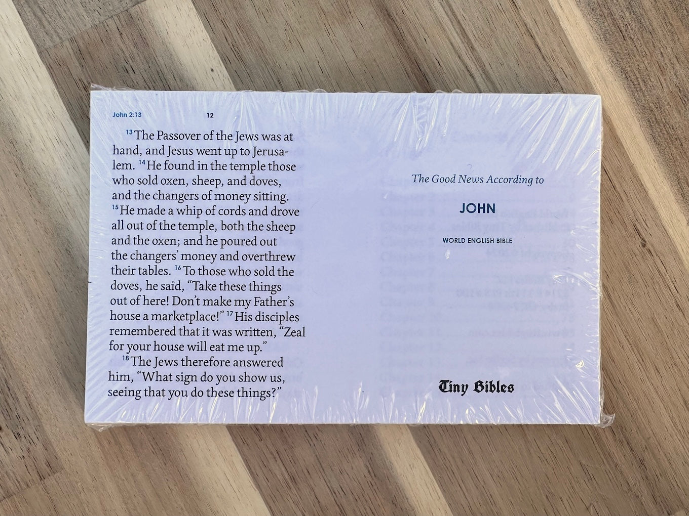 John’s Gospel, DIY-bound WEB