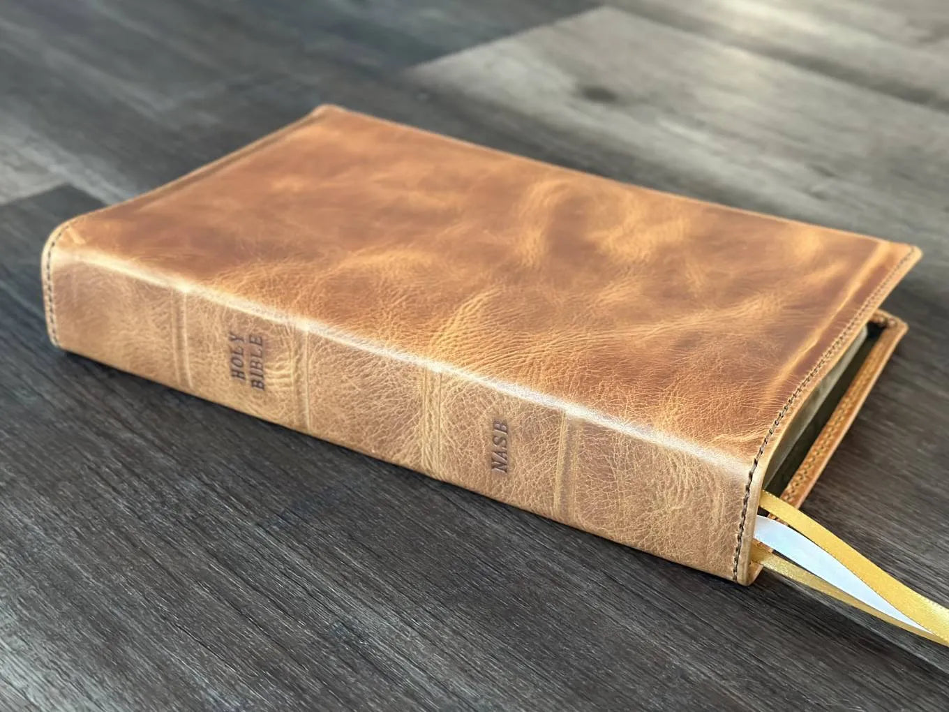 NASB 2020 Side Column Reference, Natural Waxed Badalassi Carlo