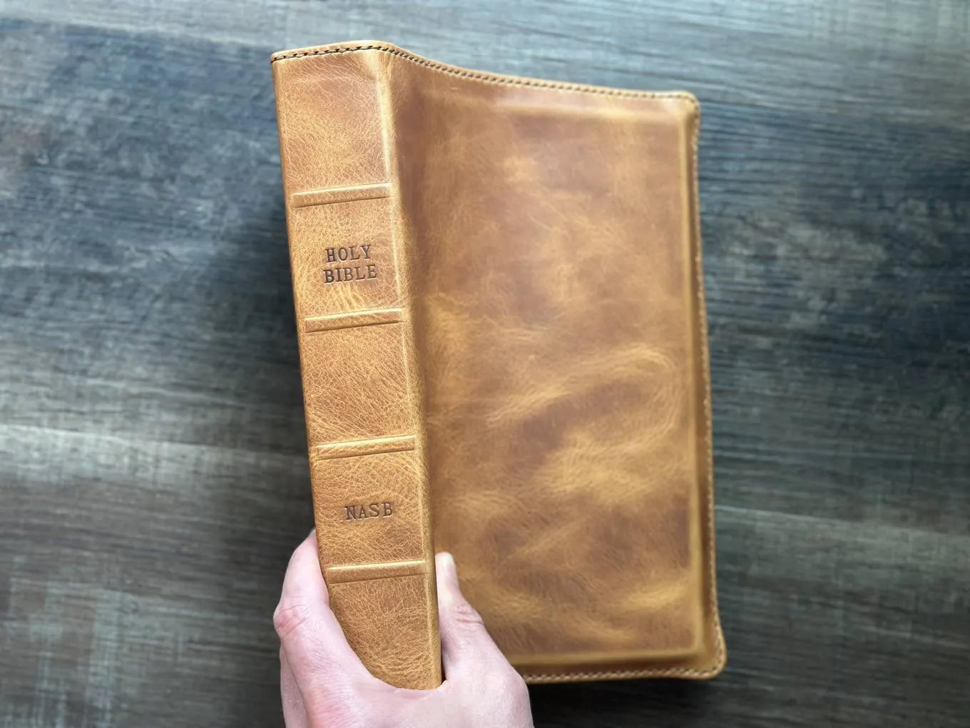 NASB 2020 Side Column Reference, Natural Waxed Badalassi Carlo