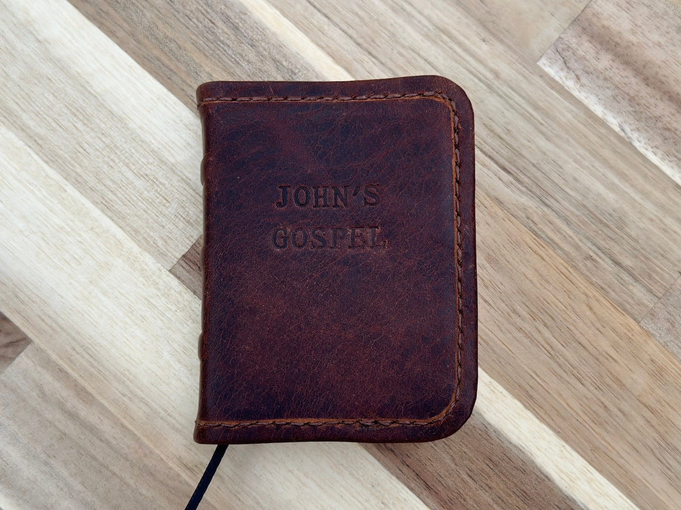 John’s Gospel, Hand-bound Cowhide, WEB
