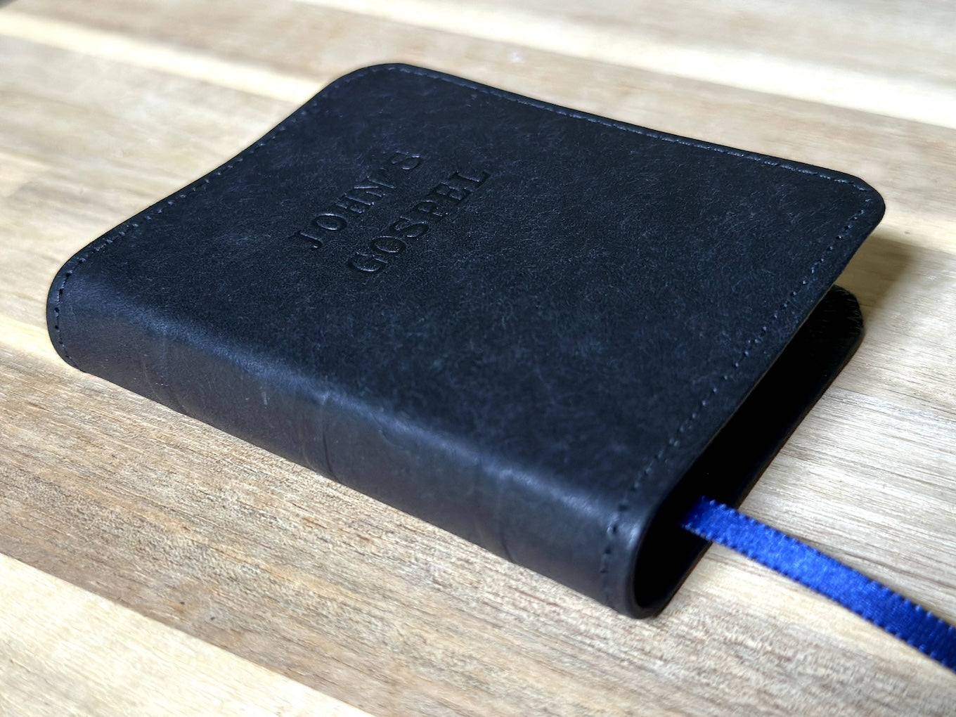 John’s Gospel, Hand-bound Black Cowhide, WEB