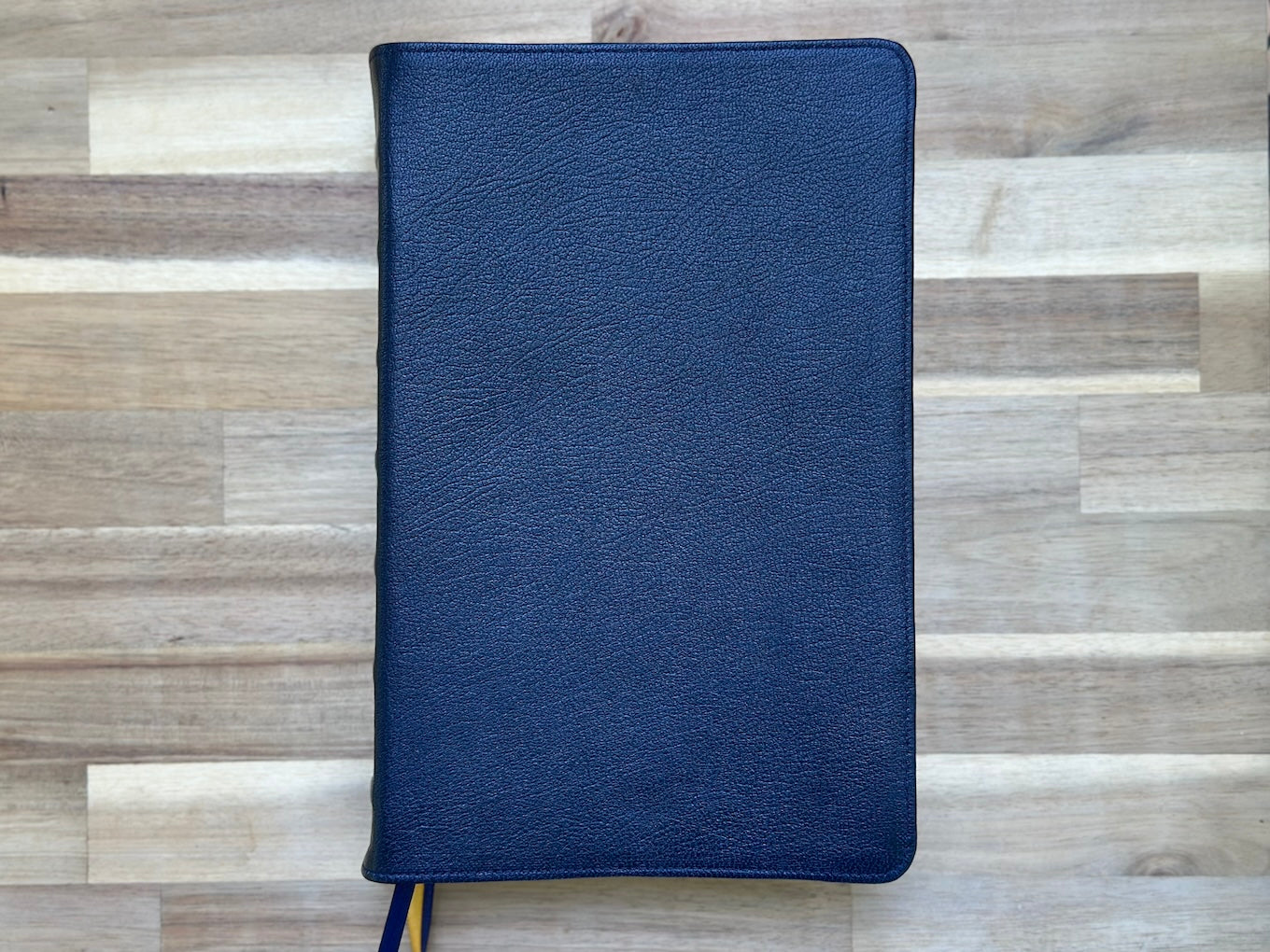 Holy Bible, Navy Blue Goatskin Rebind, KJV