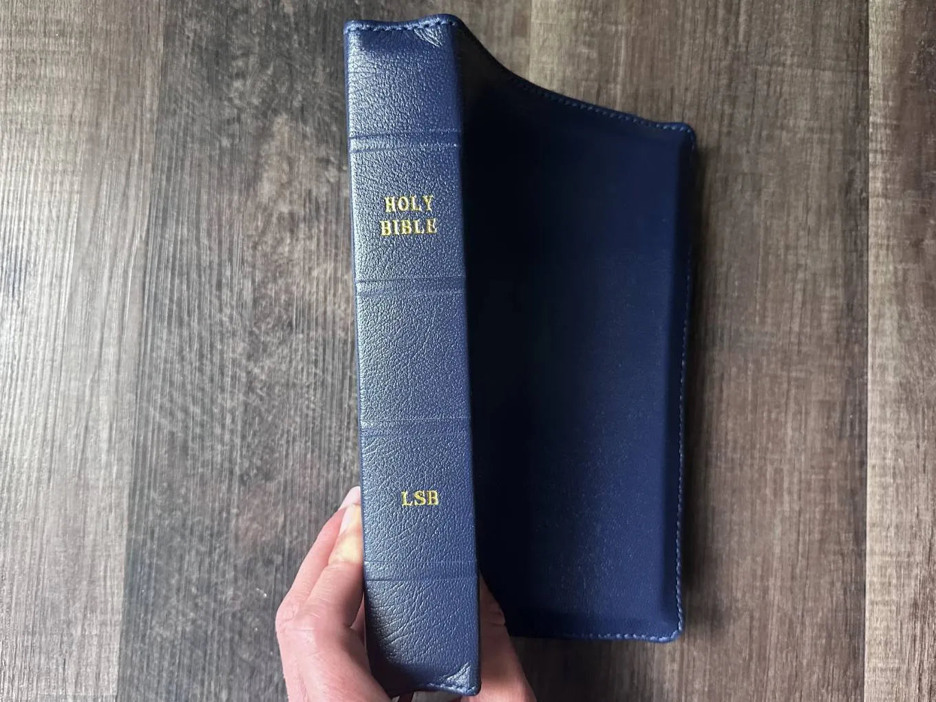 LSB Handy Size, Marine River Grain Goatskin