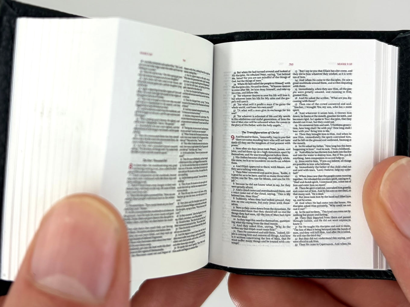 Tiny Bible, Cowhide NKJV