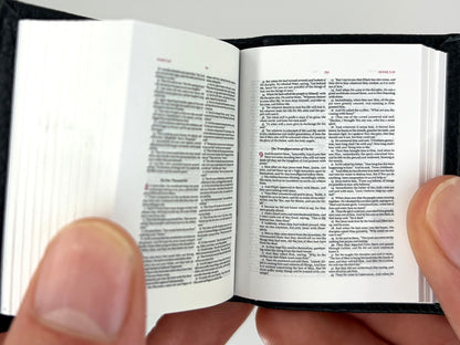 Tiny Bible, Cowhide NKJV