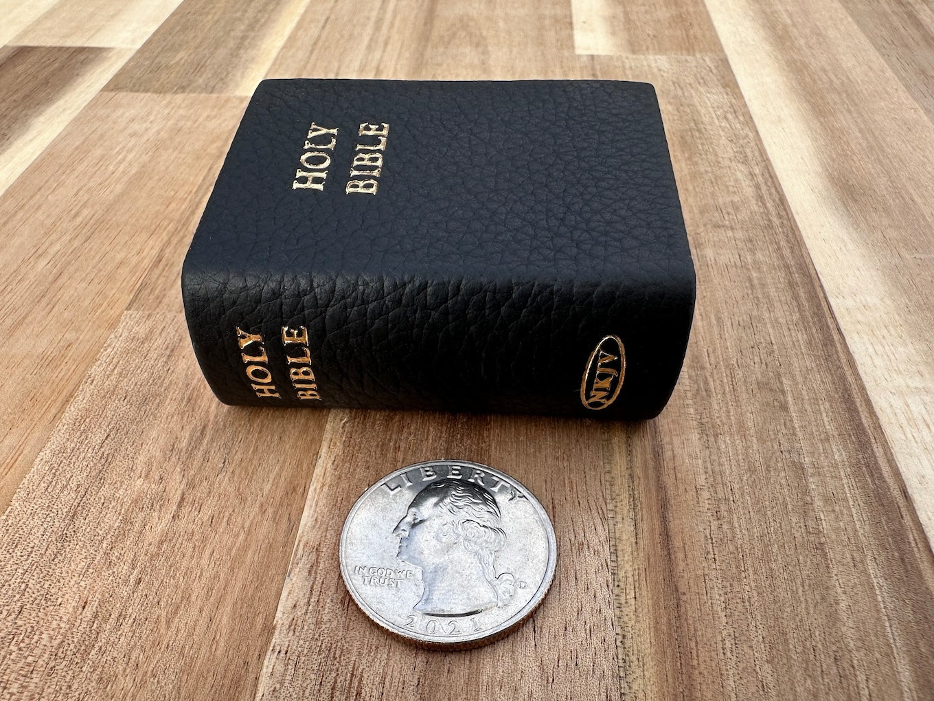 (Preorder) Tiny Bible, Cowhide NKJV