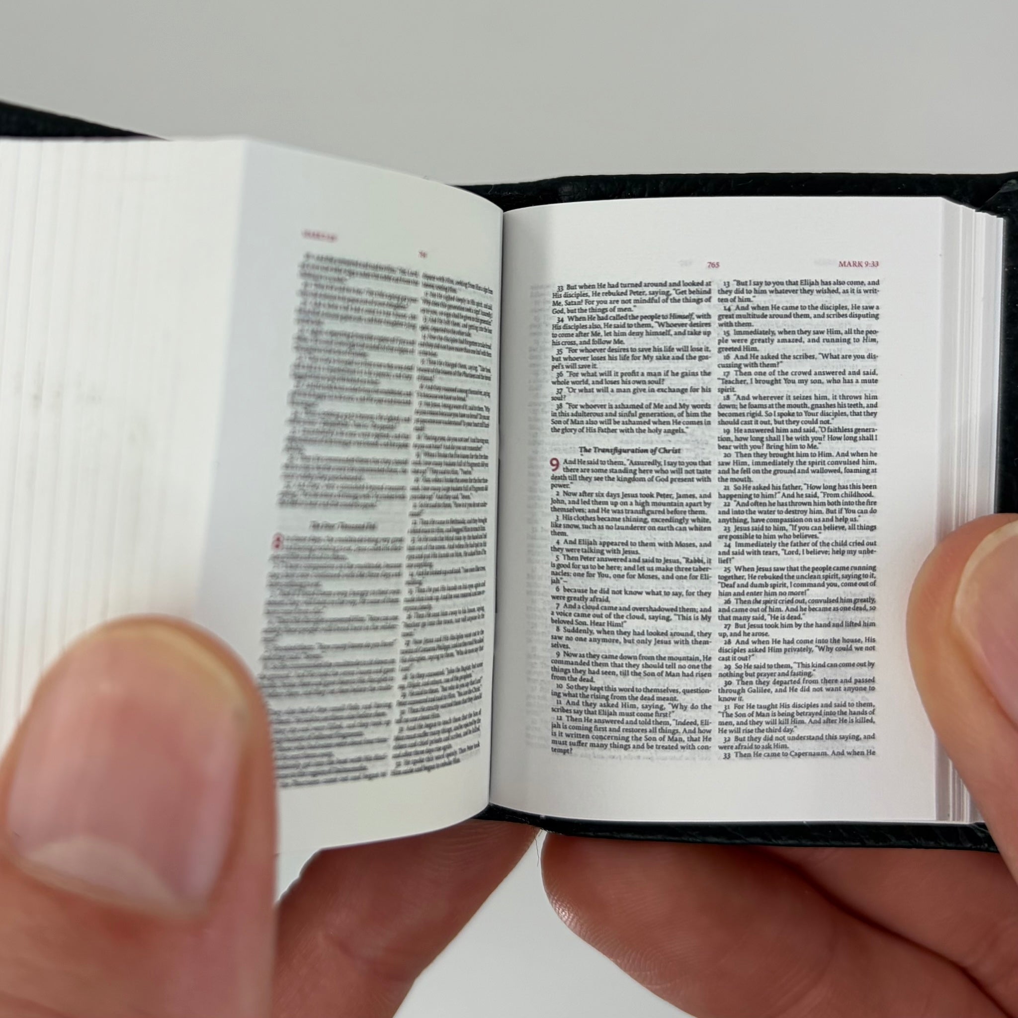 Tiny Bible NKJV – Miniature Handcrafted Cowhide Leather – TB