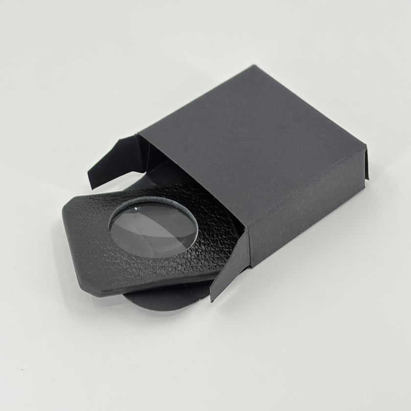 Leather-encased Magnifying Glass